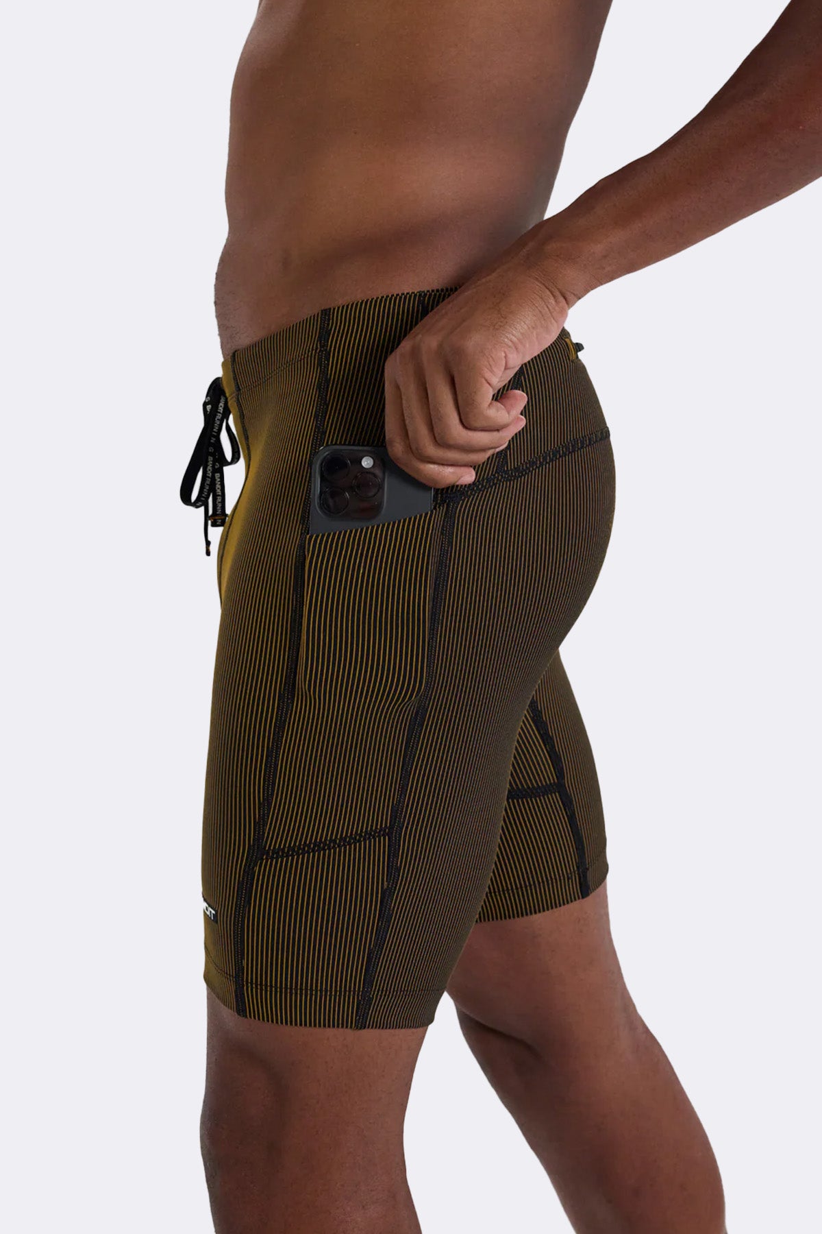 Bandit Striped Cadence™ 7 Pocket Half Tights