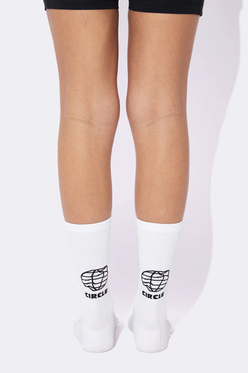 Circle Planet High Socks