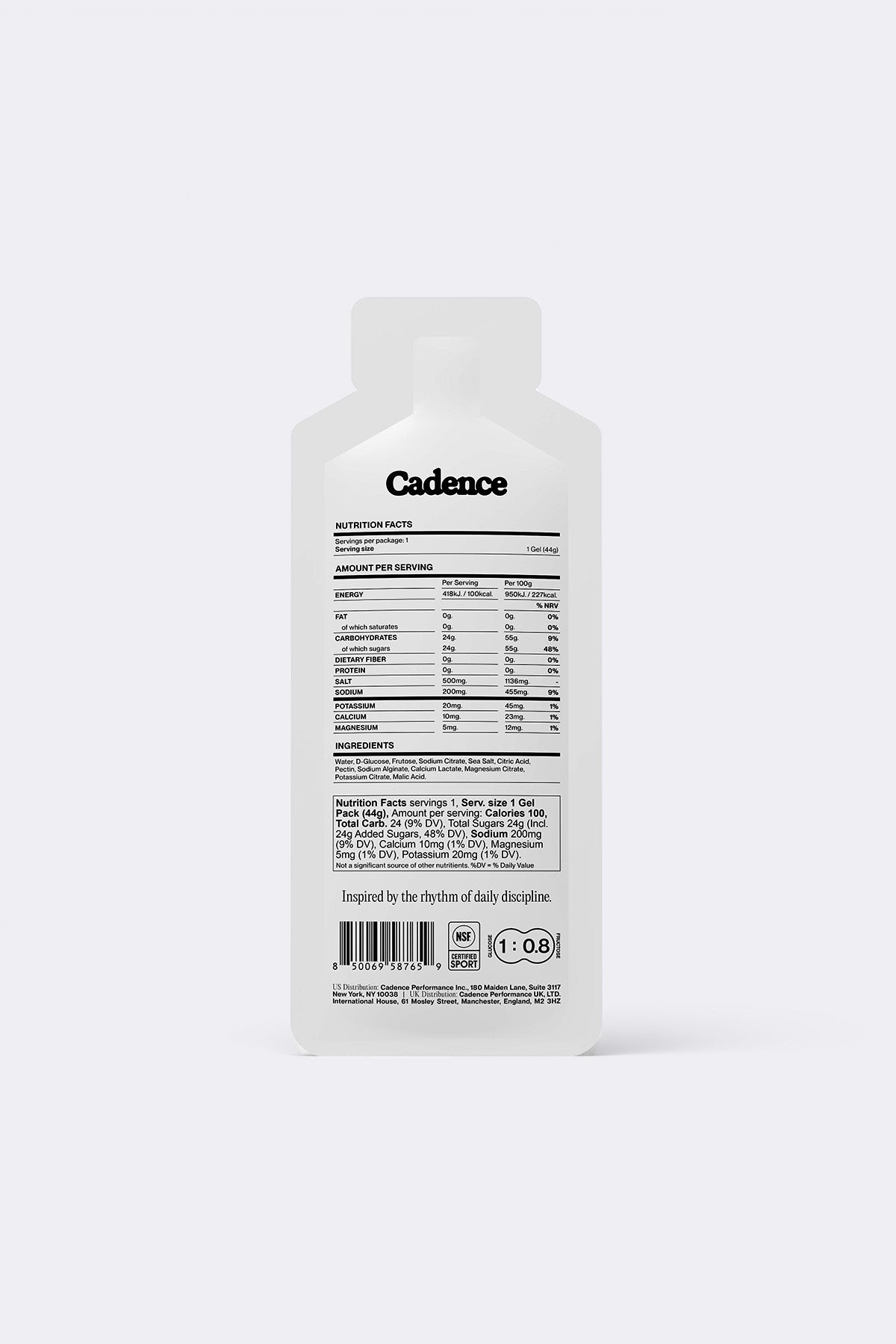 Cadence™ Race Gel (Individual Sachet)