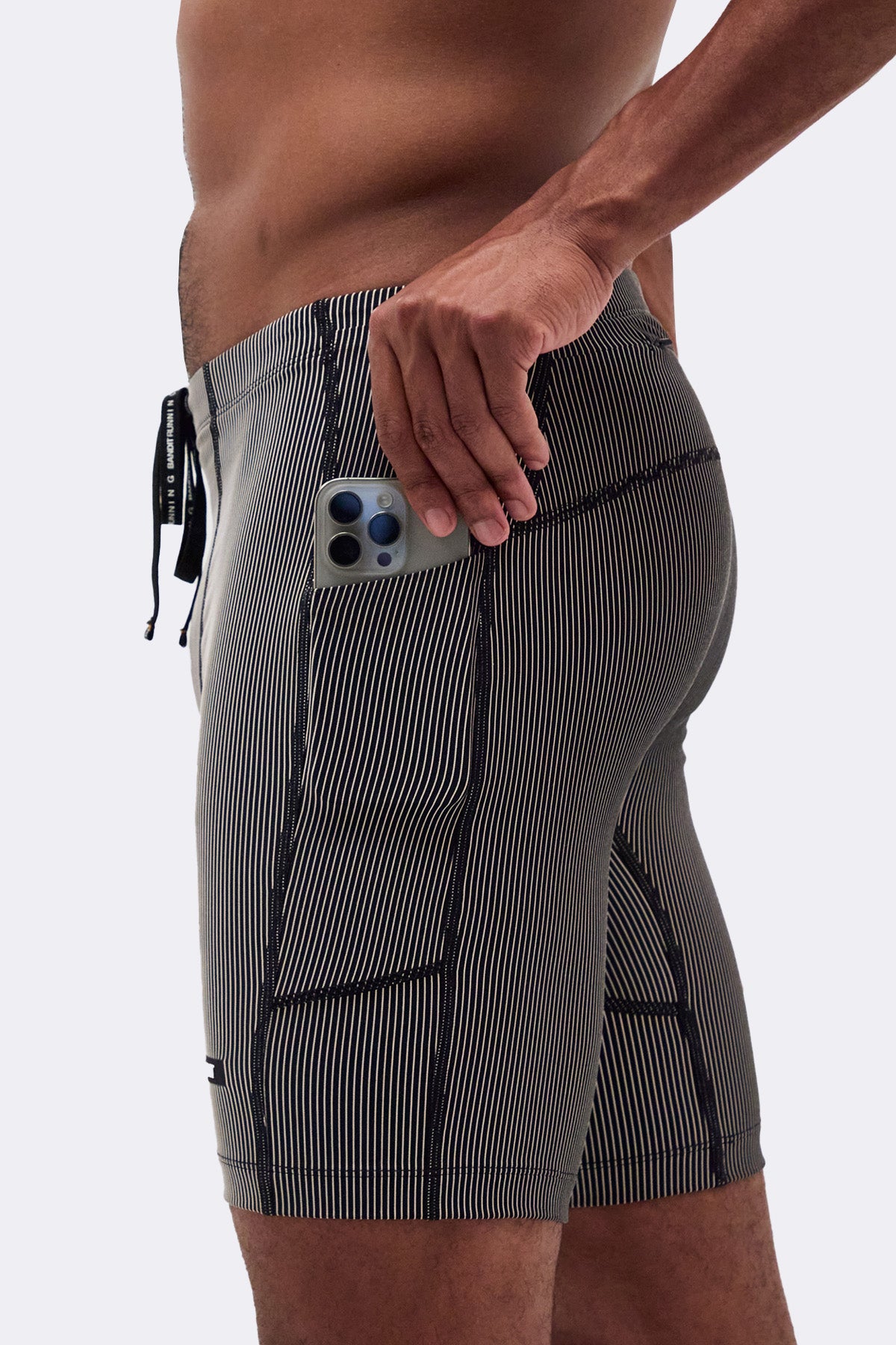 Bandit Striped Cadence™ 7 Pocket Half Tights