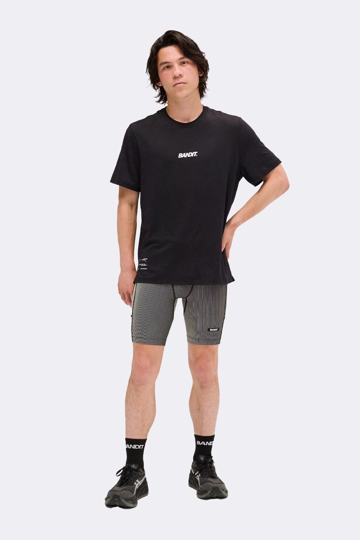 Bandit Striped Cadence™ 7 Pocket Half Tights