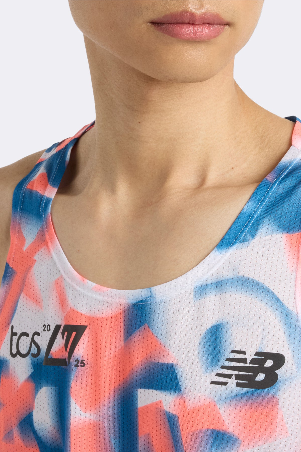 New Balance London Edition Printed Athletics Singlet