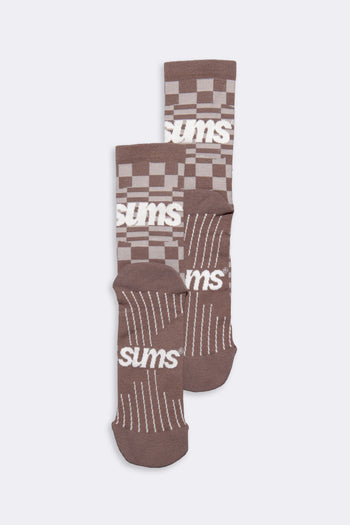 SUMS Checkers Crew Sock