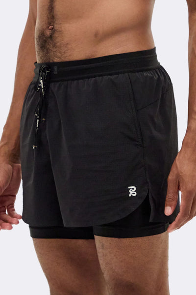 Shop Bandit Men's Vento™ 2-In-1 Run Short | Black | Runlimited