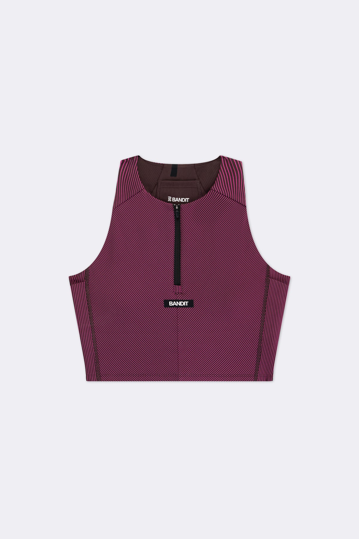 Bandit Women's Striped Cadence™ Zip Front Race Crop