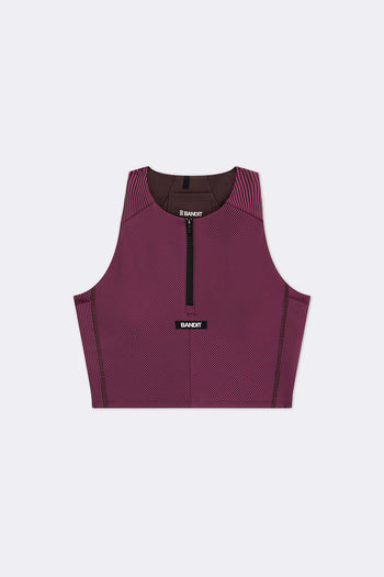 Bandit Women's Striped Cadence™ Zip Front Race Crop