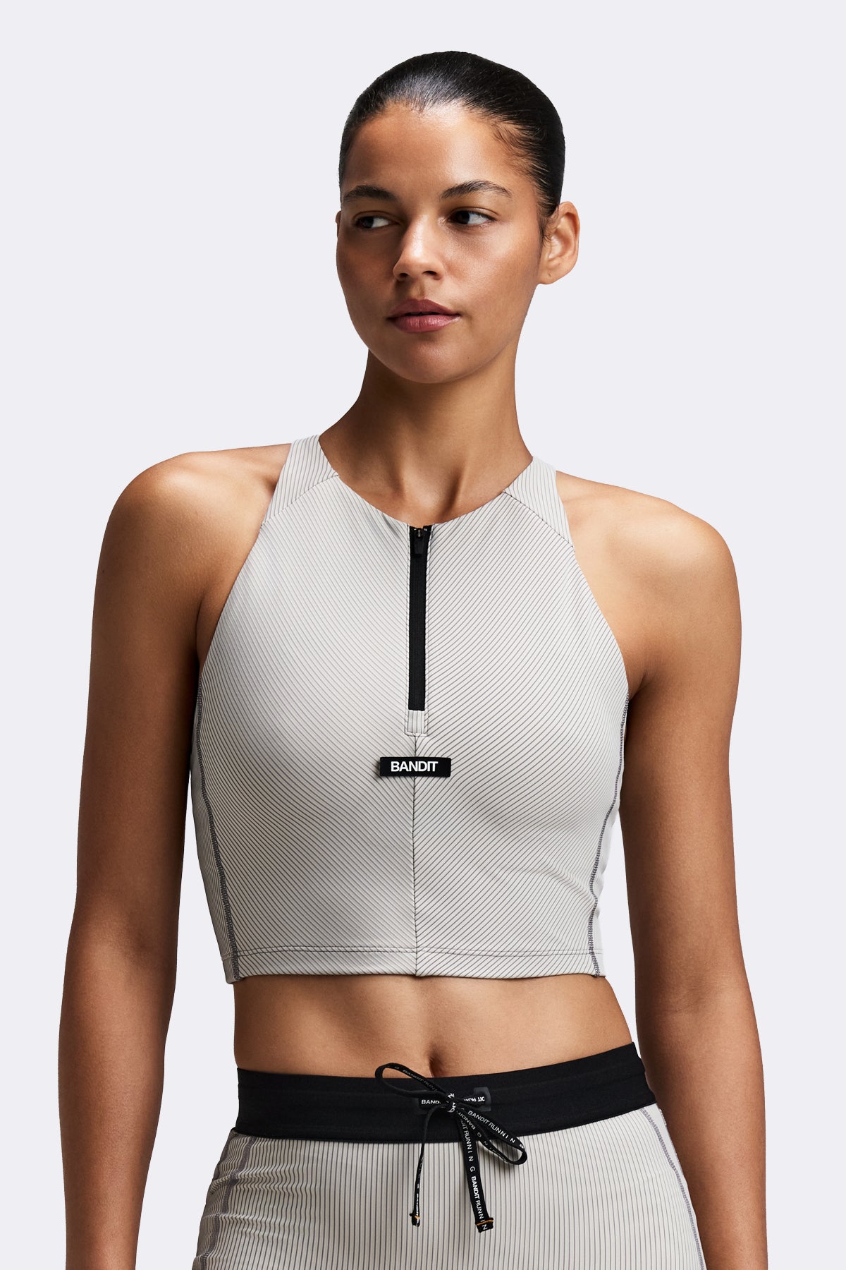 Bandit Women's Striped Cadence™ Zip Front Race Crop