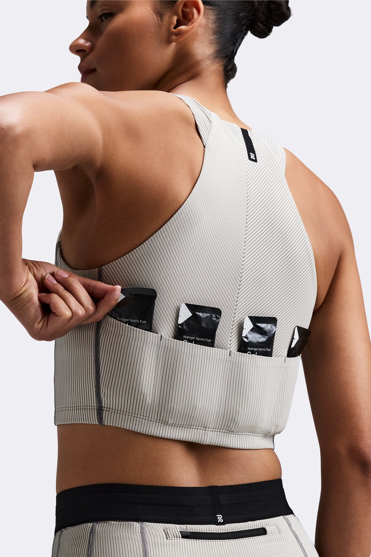 Bandit Women's Striped Cadence™ Zip Front Race Crop