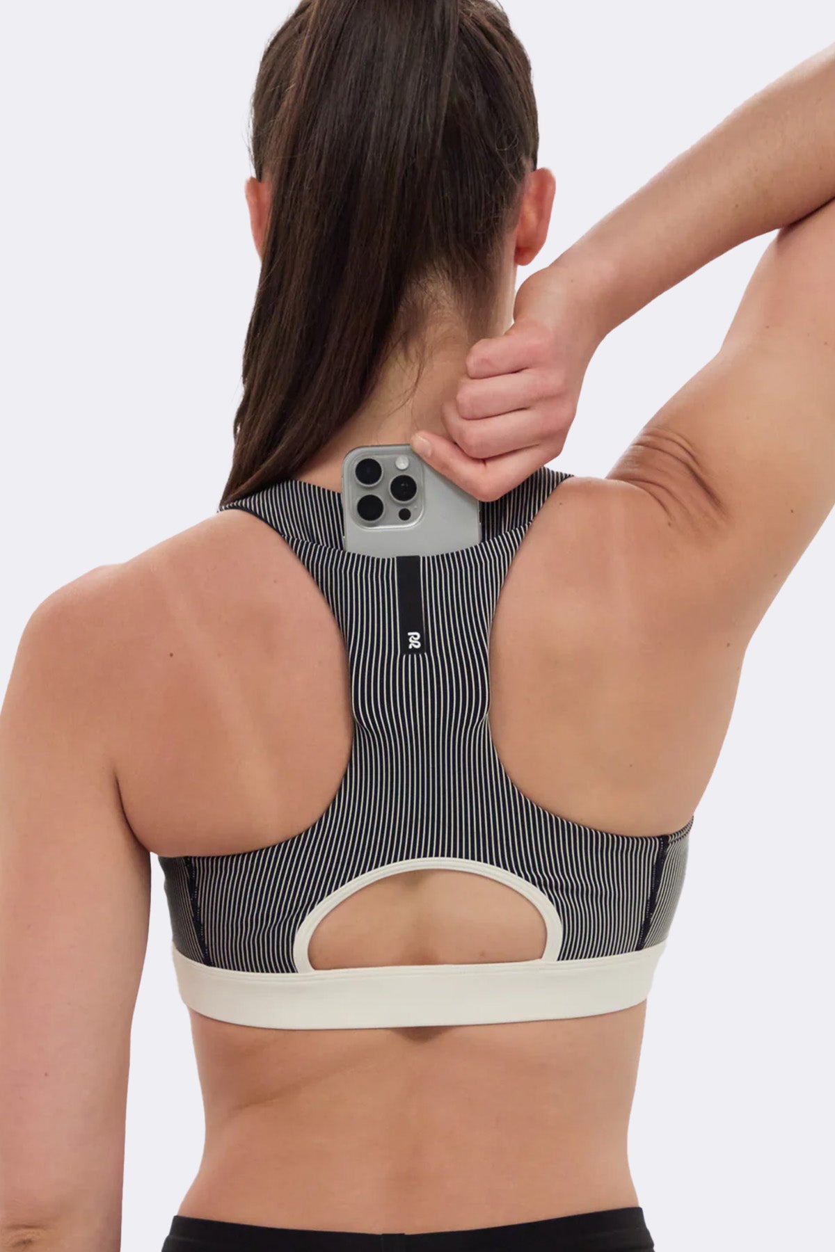 Bandit Striped Cadence™ Run Bra