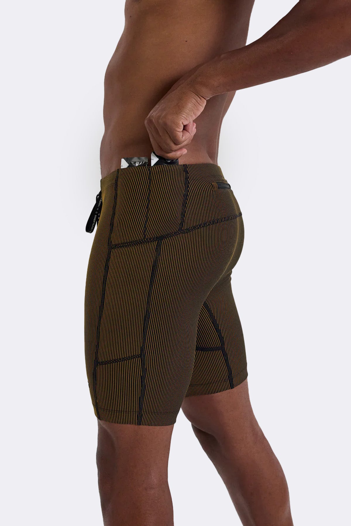 Bandit Striped Cadence™ 7 Pocket Half Tights