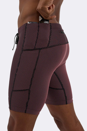 Bandit Striped Cadence™ 7 Pocket Half Tights