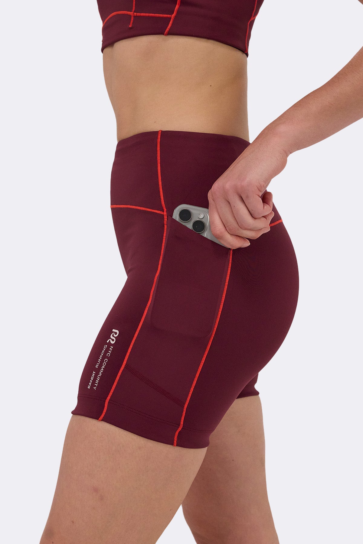 Bandit Stamina™ 5" Pop Stitch™ High Waist Short
