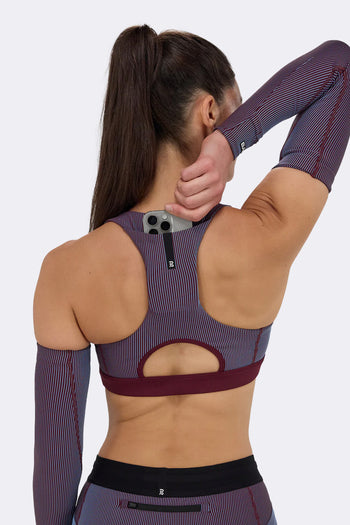 Bandit Striped Cadence™ Scoop Neck Bra