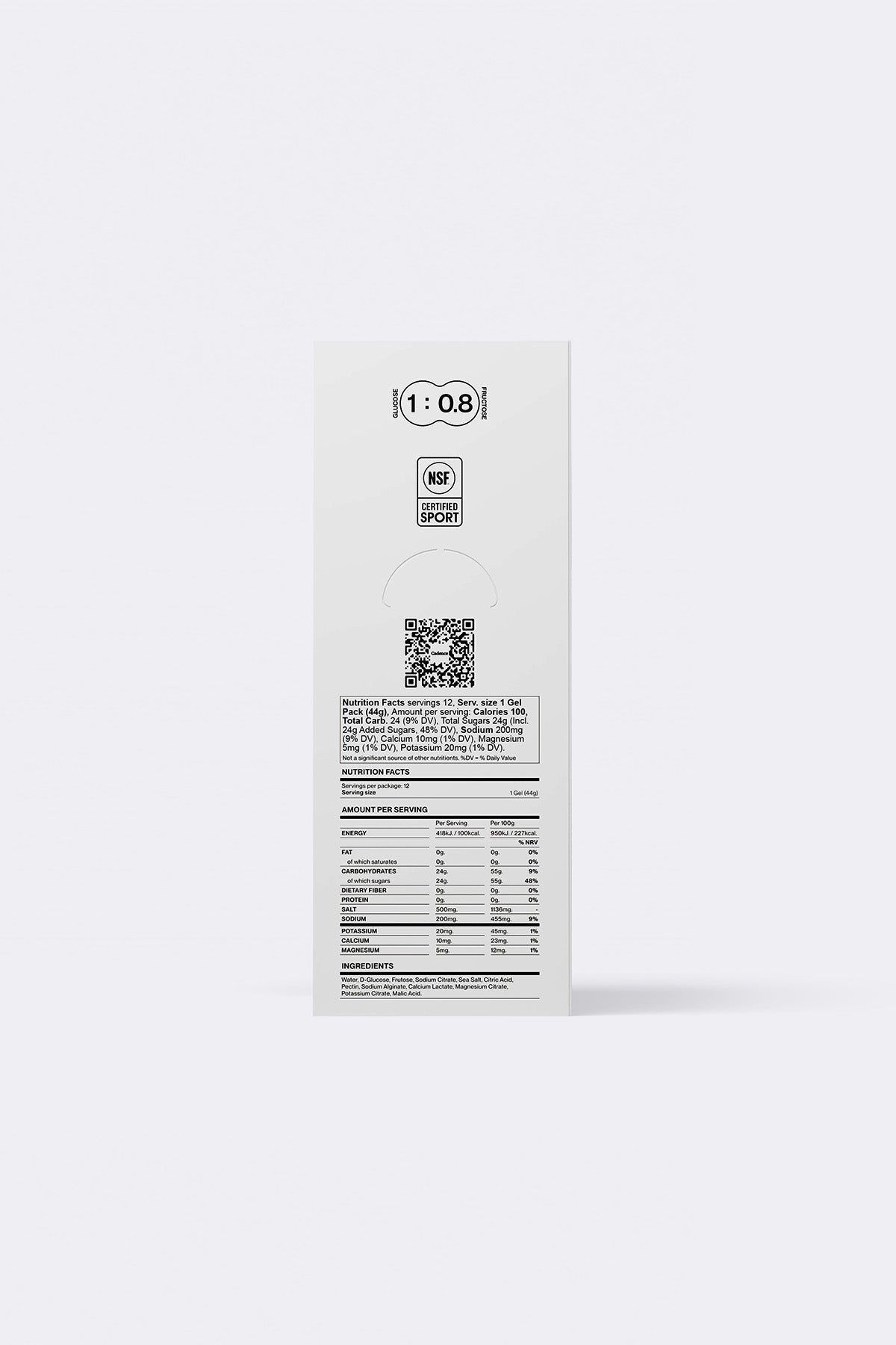 Cadence™ Race Gel (Box of 12 sachets)