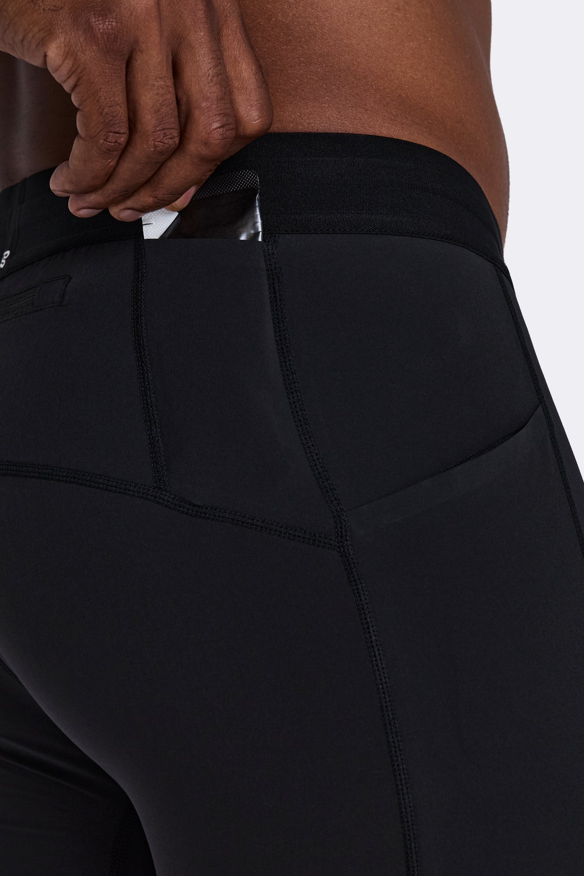 Men's SoLite™ 5 Pocket Half Tights - Black