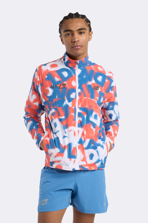 New Balance London Edition Printed Athletics Packable Jacket