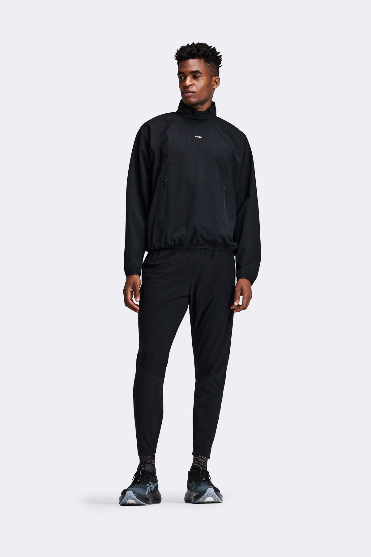 Men's Hitaishō™ Asymmetric Zip Pullover - Black