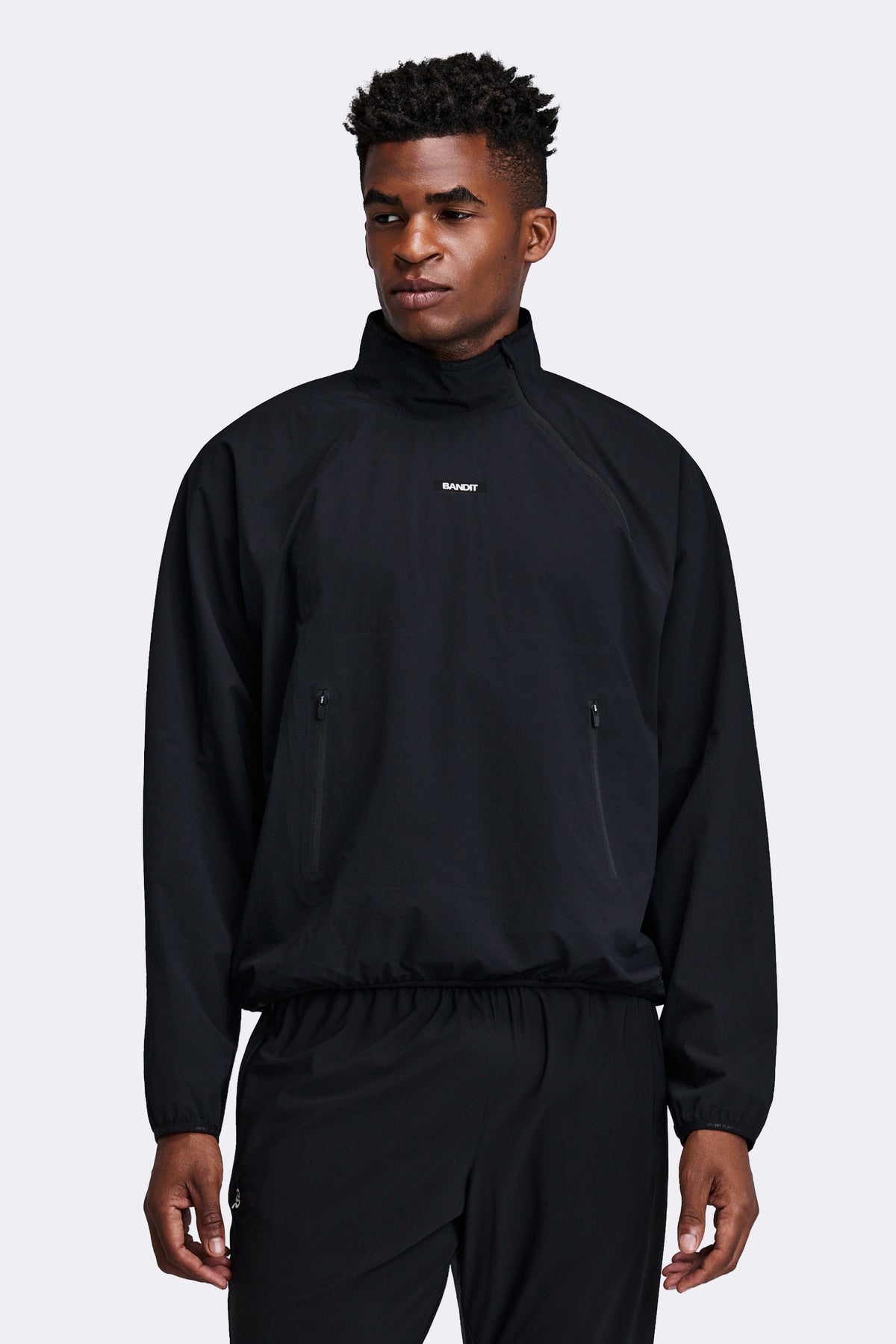 Men's Hitaishō™ Asymmetric Zip Pullover - Black