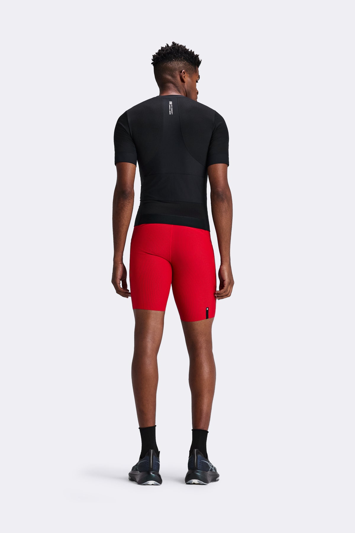 Men's GeoMesh™ 2-Way Zip Race Top - Black