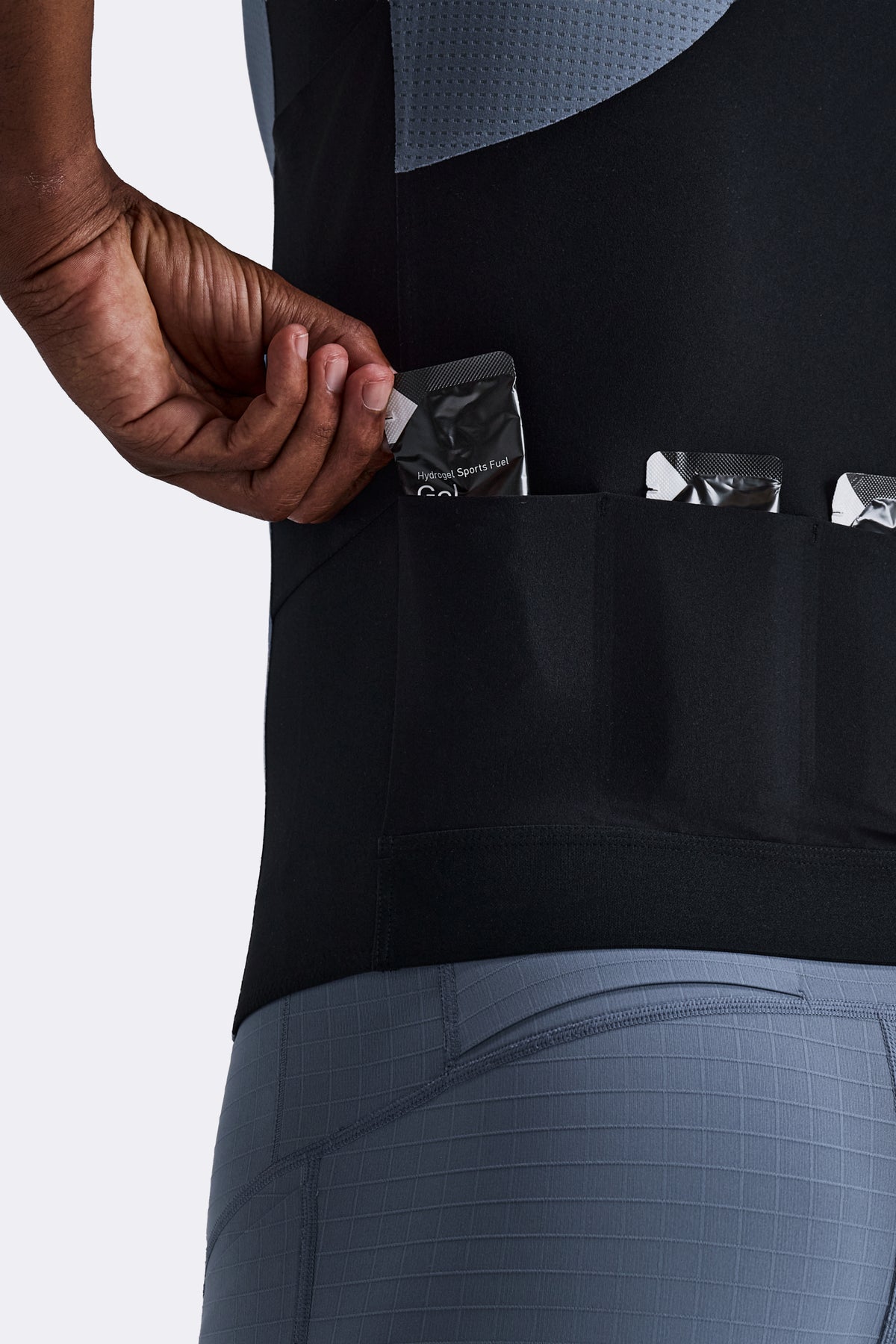 Men's GeoMesh™ 2-Way Zip Race Top - Steel Horizon