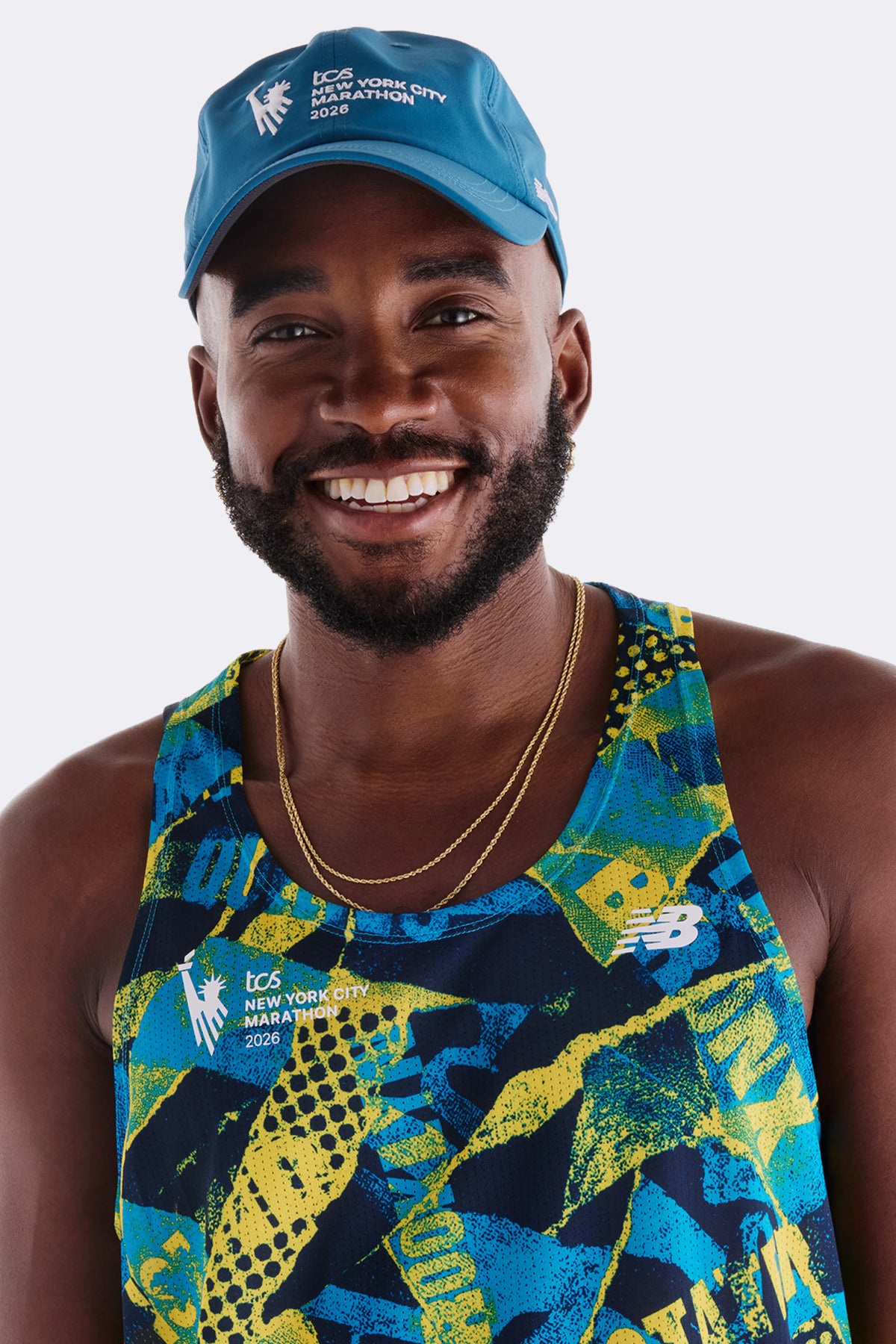 NYC Marathon RC Essential Printed Singlet