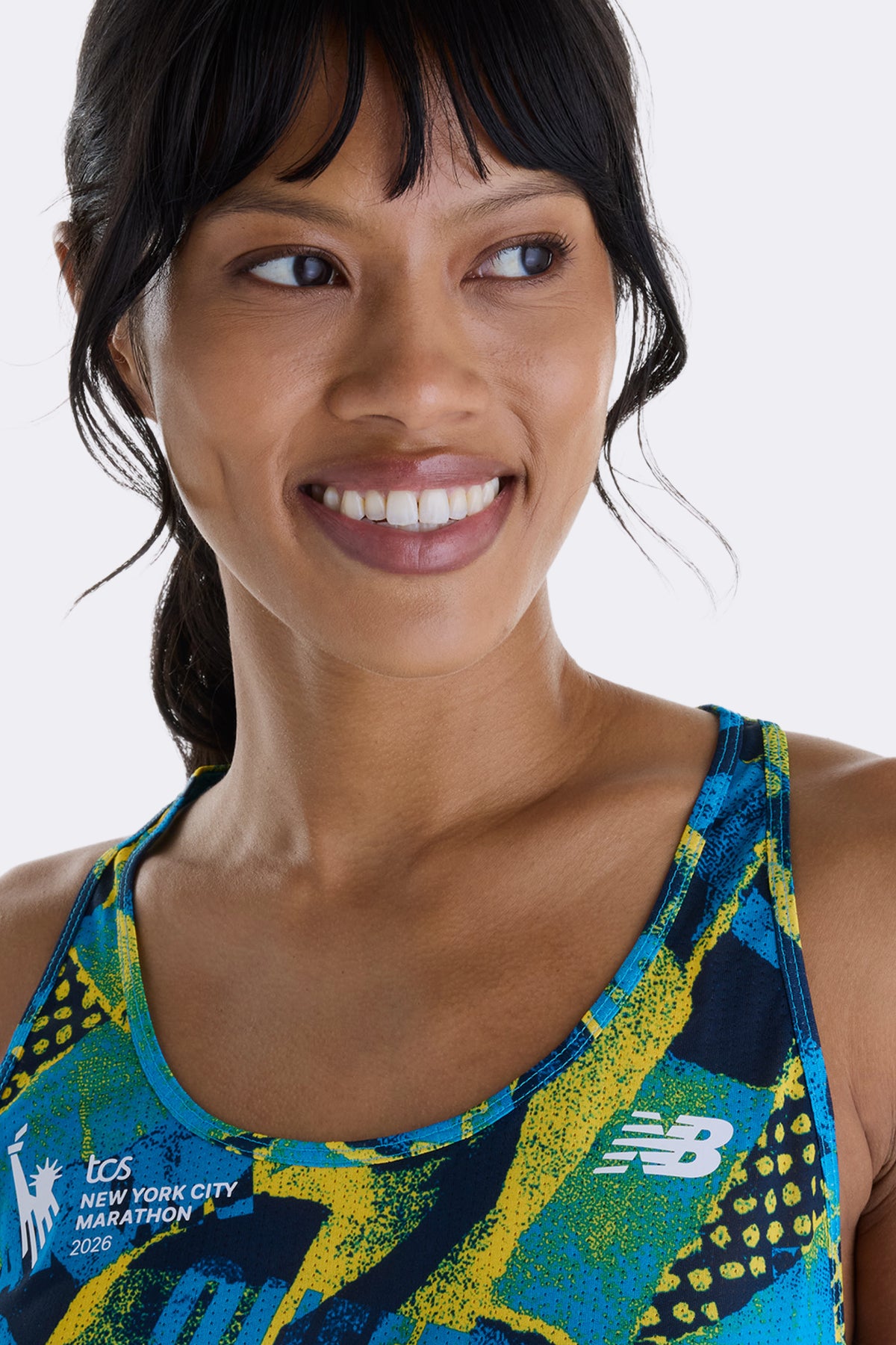 NYC Marathon RC Essential Printed Singlet