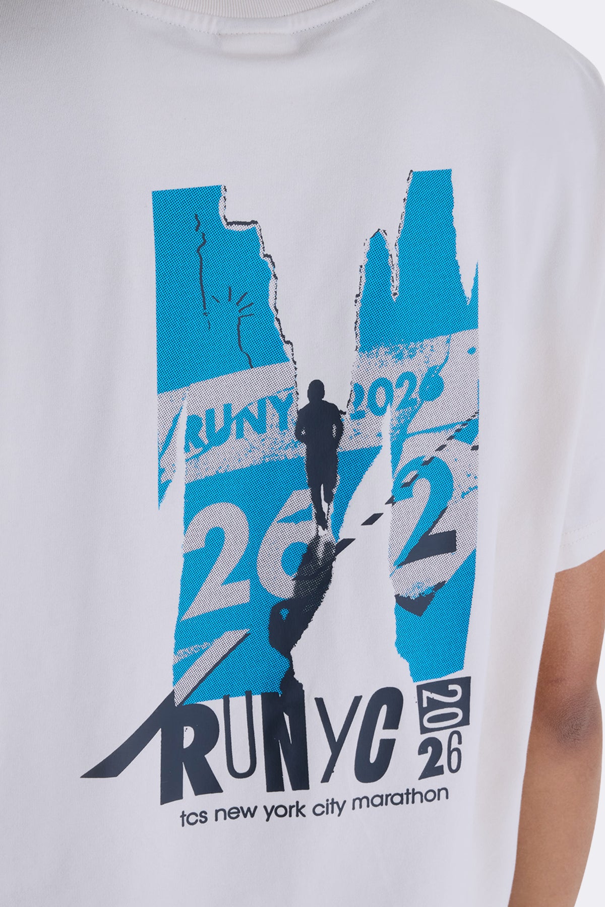 NYC Marathon Relaxed Graphic T Shirt