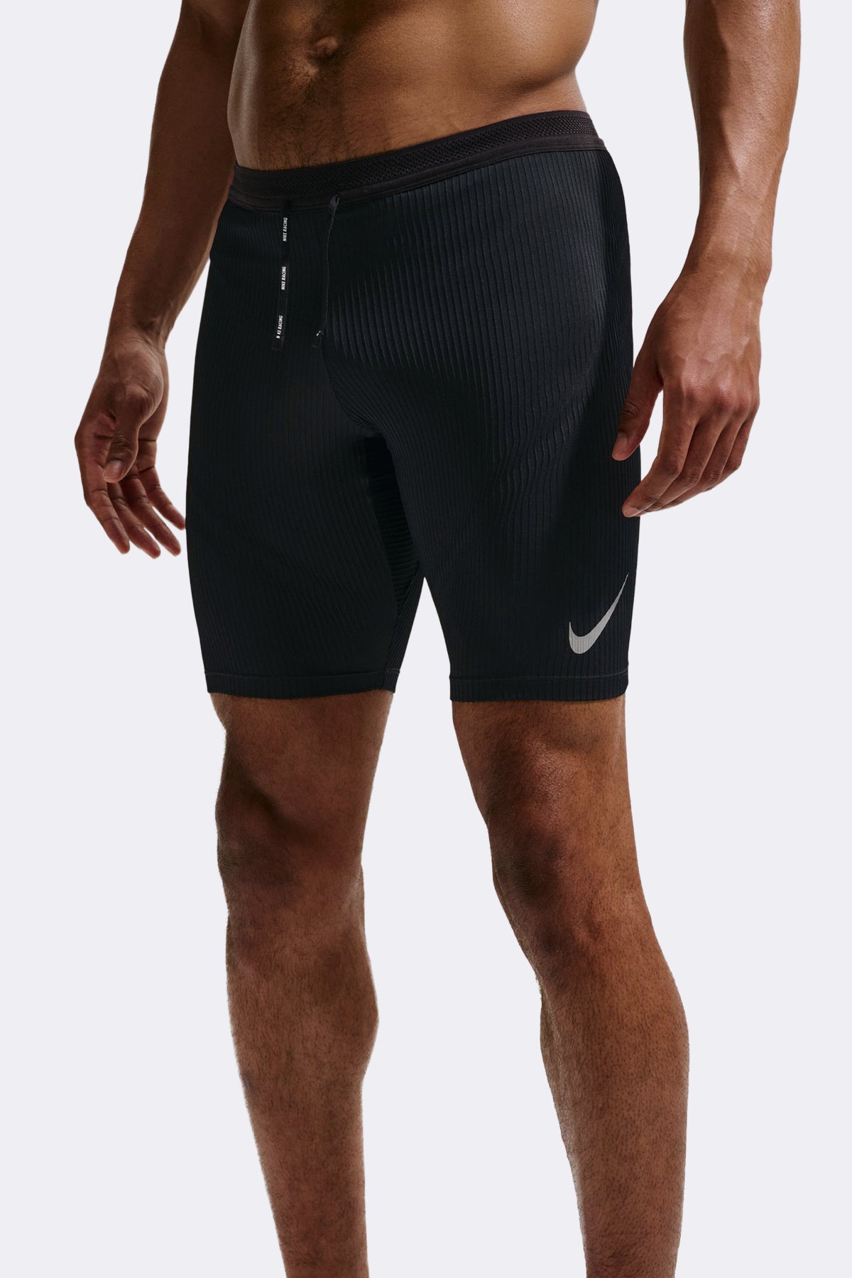 Nike Mens Aeroswift Race Half Tight - Black/Dark Smoke Grey/Bright
