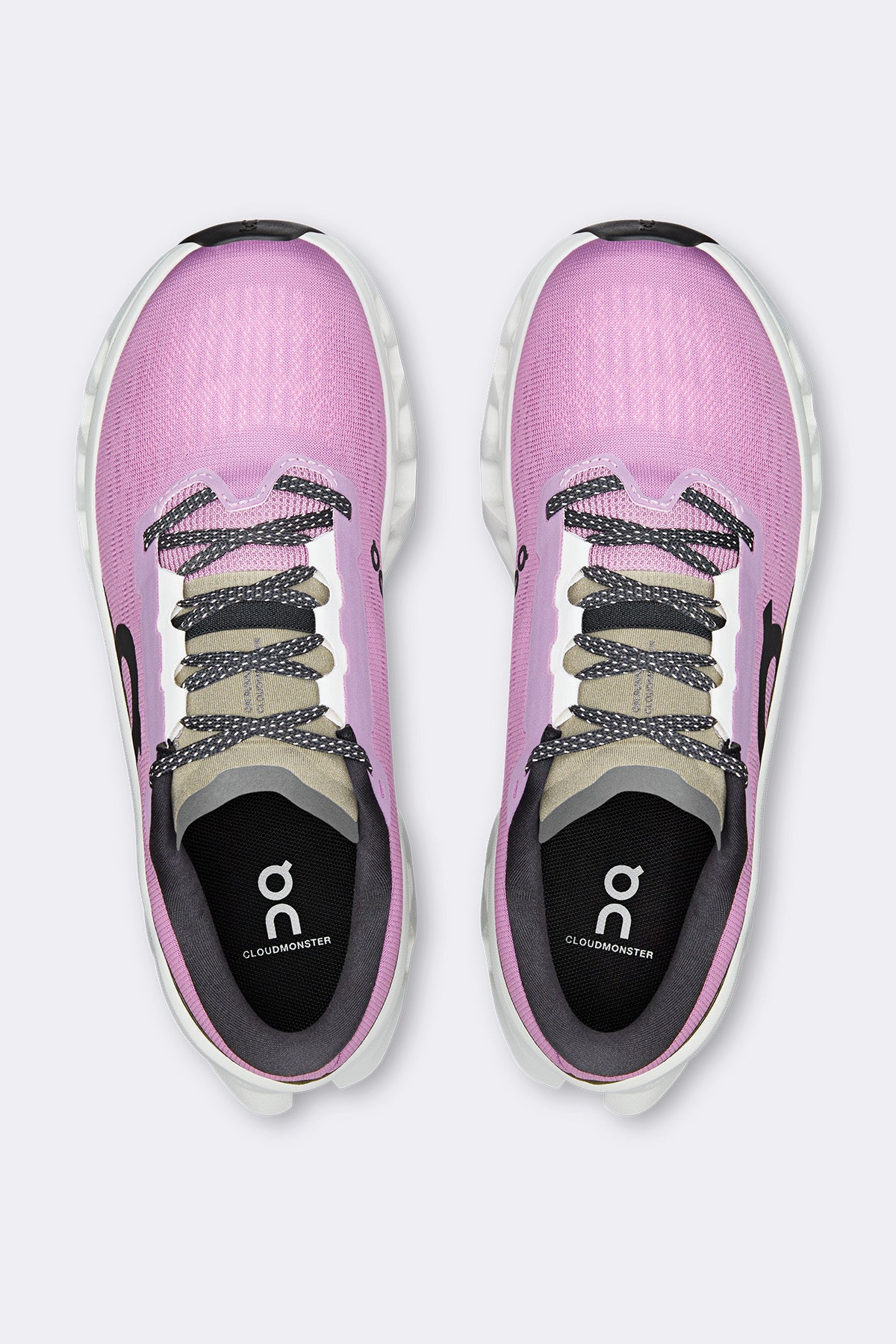 ON Womens Cloudmonster 3 - Sakura/Ivory - Neutral Daily Shoes