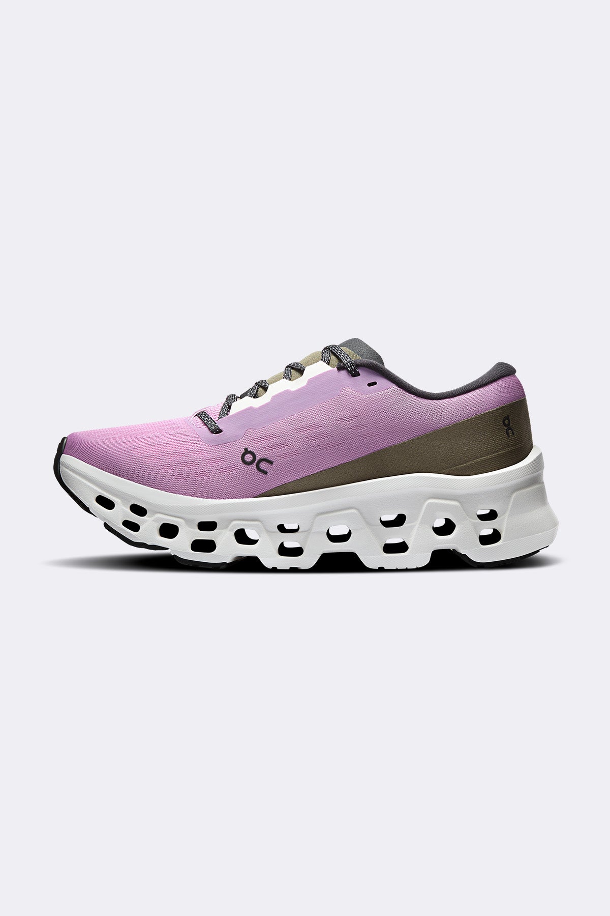 ON Womens Cloudmonster 3 - Sakura/Ivory - Neutral Daily Shoes