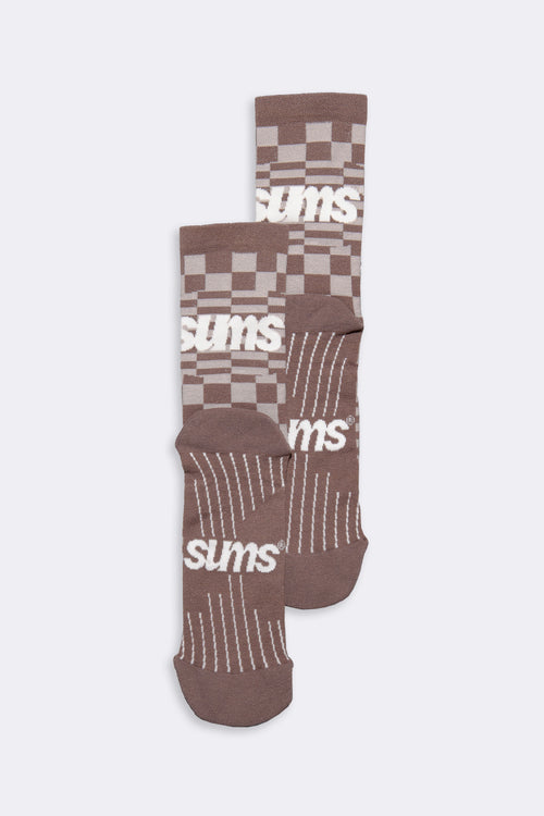 SUMS Checkers Crew Sock