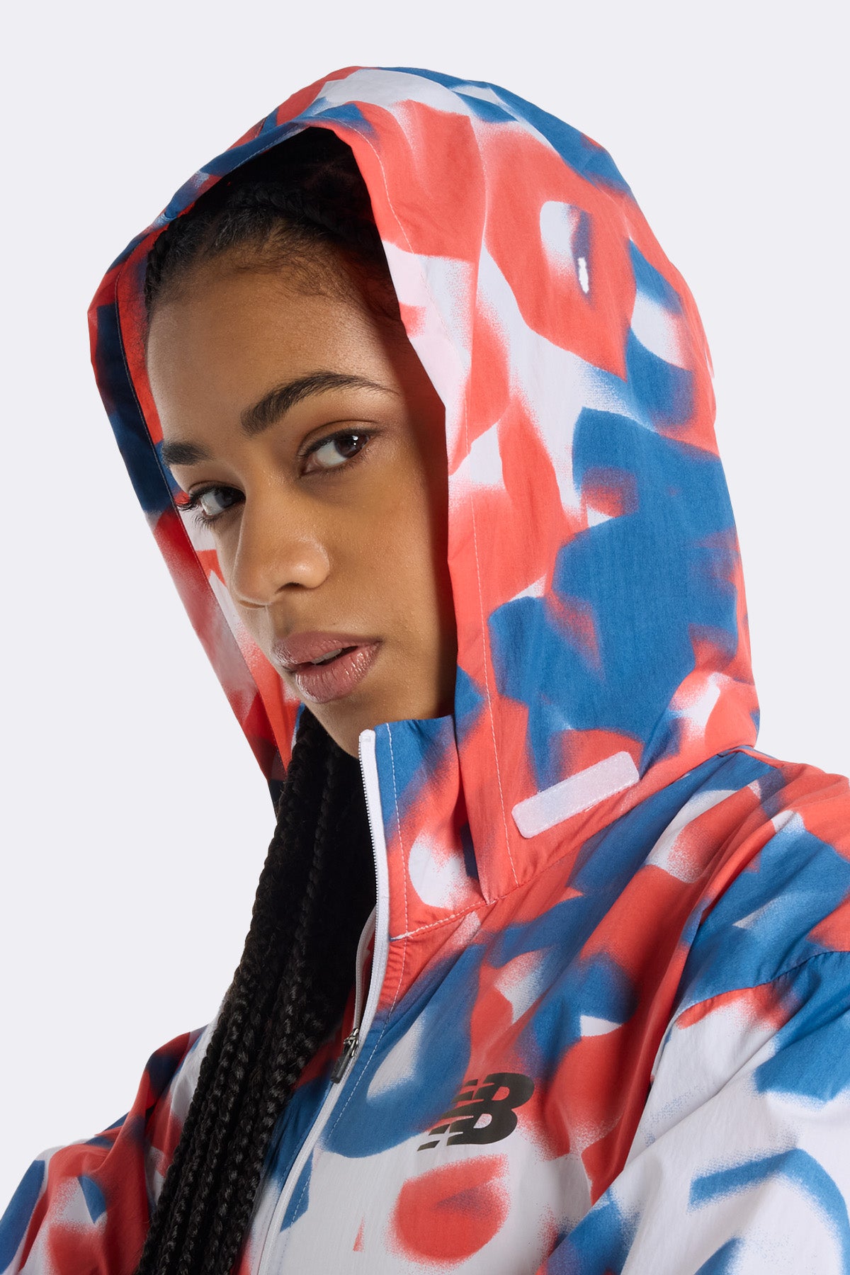 New Balance London Edition Printed Athletics Packable Jacket