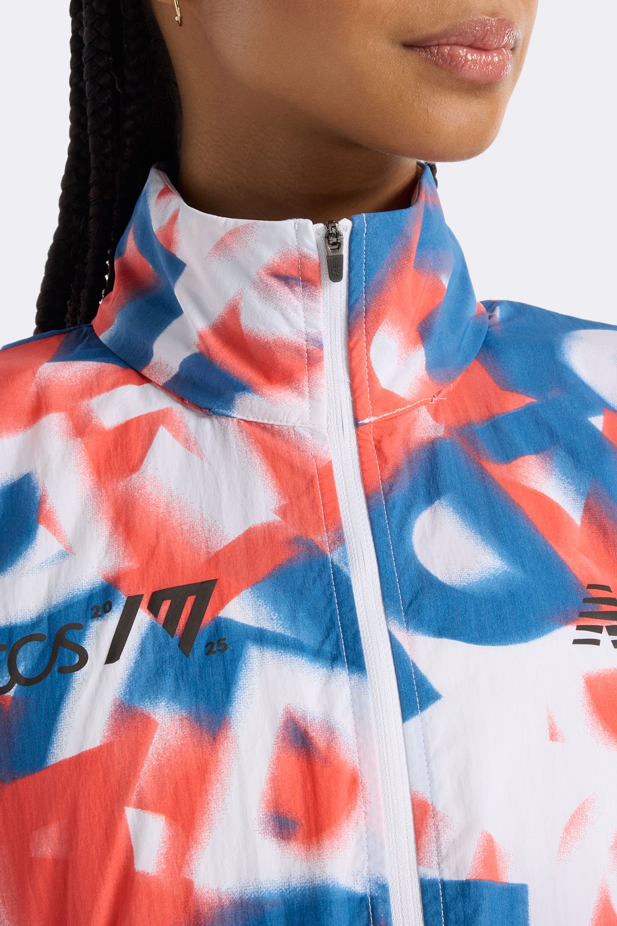 New Balance London Edition Printed Athletics Packable Jacket