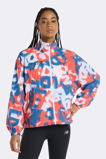 New Balance London Edition Printed Athletics Packable Jacket