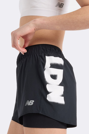 New Balance London Edition RC 2-in-1 Short 3"
