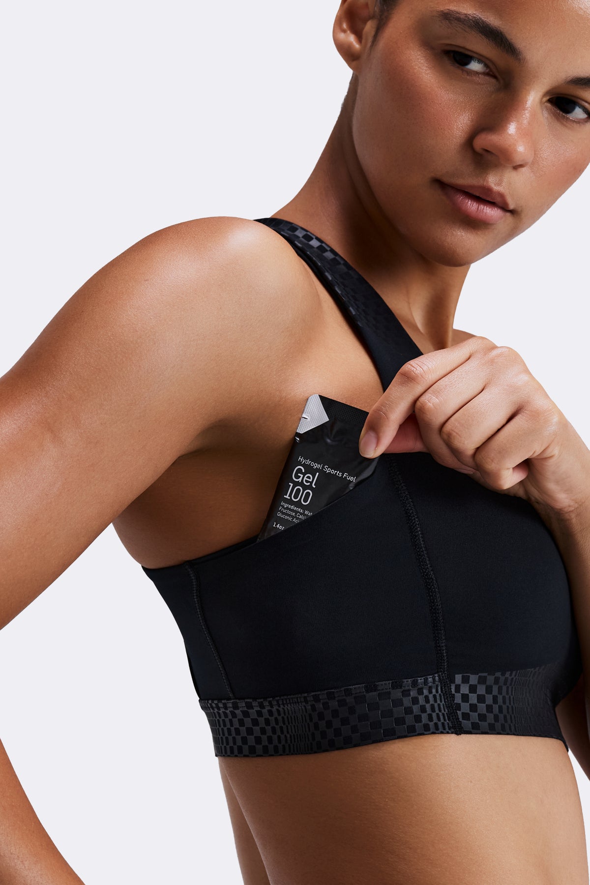 Women's Stamina-V™ Threshold Run Bra - Black