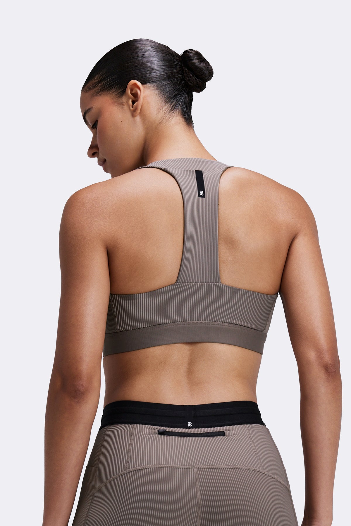Women's Striped Cadence™ Scoop Neck T-Back Run Bra