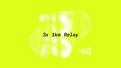 Team Relay Entry - 3 x 1k (Minimum 1 Woman per team)
